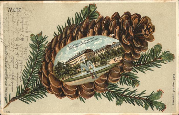 Metz 57 Moselle Esplanade Palais Justice