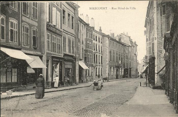 Mirecourt Rue Hotel de ville