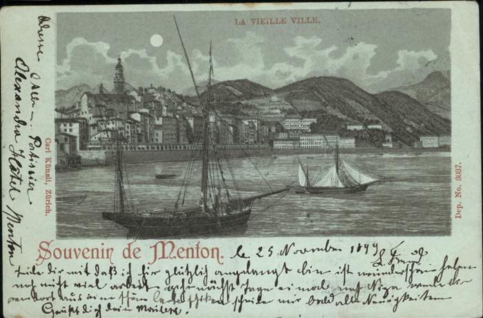 Menton Alpes Maritimes Vieille Ville