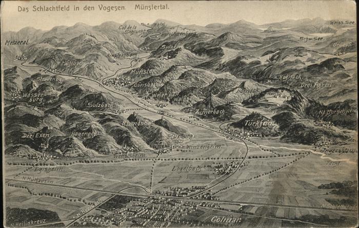 Muenstertal Schwarzwald Schlachtfeld in den Vogesen
Panoramaka