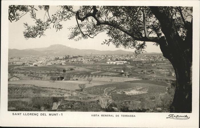 Sant LLorenc del Munt vista general de Terrassa
