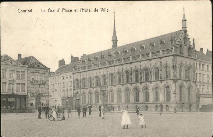 Courtrai KORTRIJK Flandre Belgie Grand Place 
Hotel de Ville