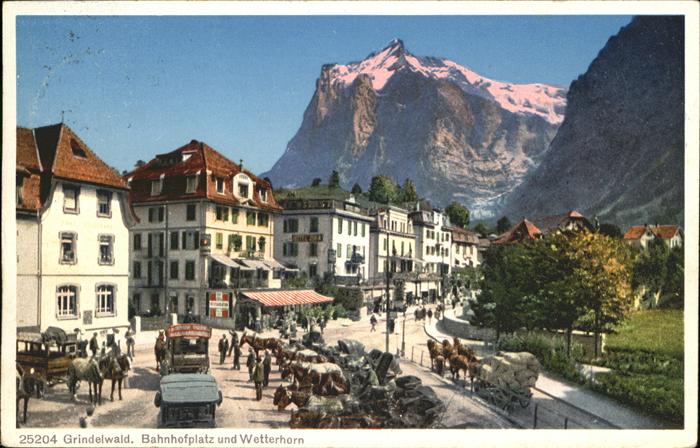 Grindelwald BE Bahnhofplatz
Wetterhorn
