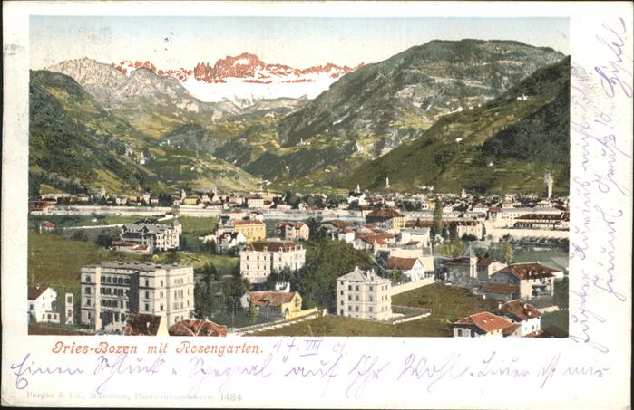 Bozen Suedtirol Gries
Rosengarten