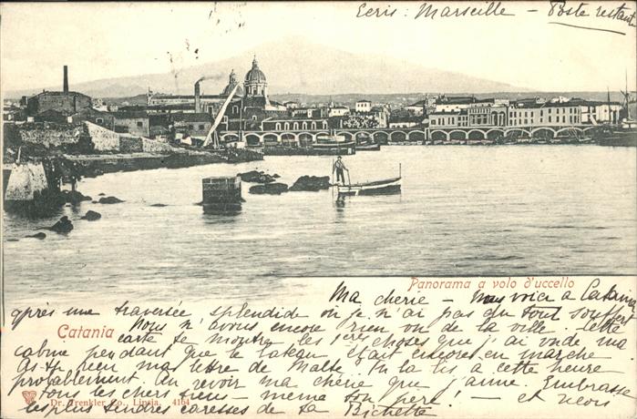 Catania Panorama a vola d`uccello