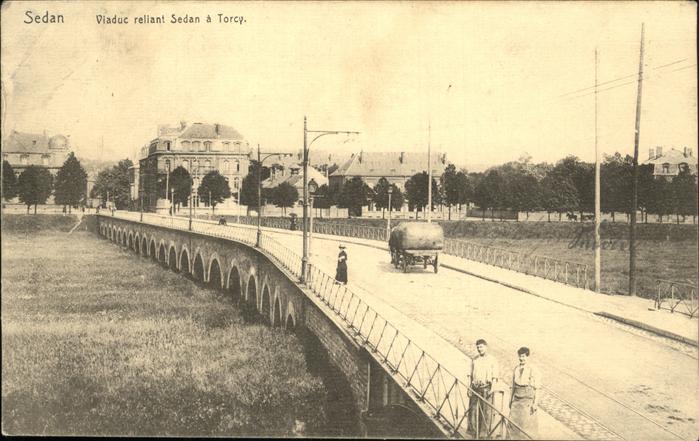 Sedan Ardennes Viaduc rellant Sedan a Torcy