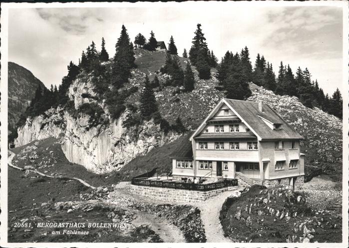 Bruelisau Berggasthof Bollenwees Faehlensee 
Faehlensee