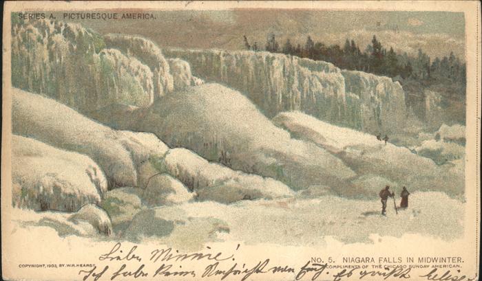 Niagara Falls New York Midwinter