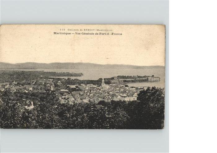 Martinique Vue generale de Fort-de-France