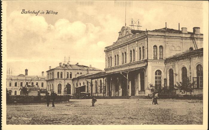 Wilna Wilno Bahnhof
