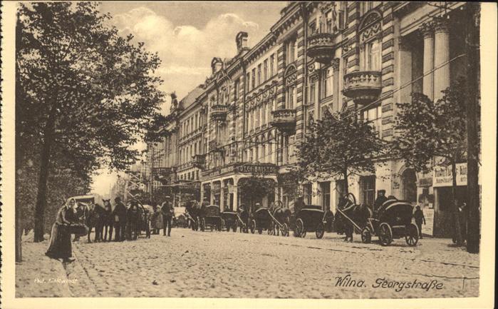 Wilna Wilno Georgstraße