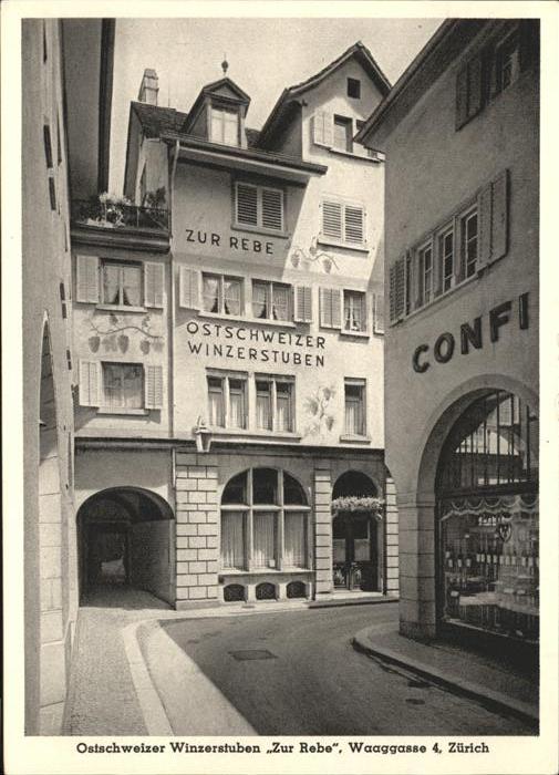 Zuerich Winzerstube Zur Traube