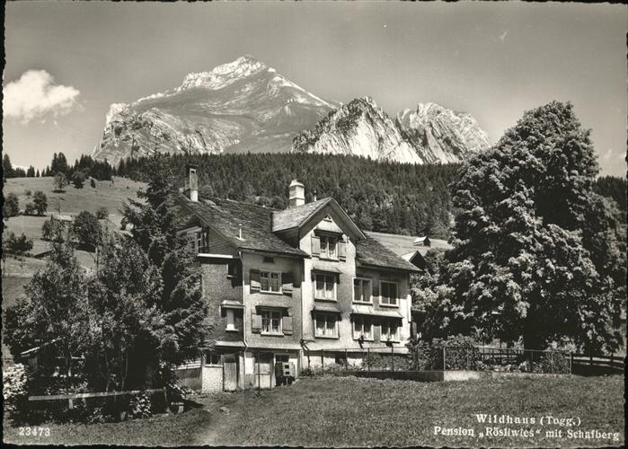 Wildhaus SG pension Roesliwies
Schafberg