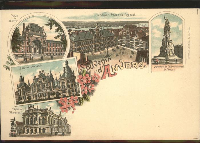 Anvers Antwerpen Banque Nationale
Palais de Justice
Gr