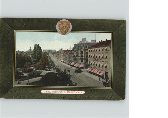 Kristiania Oslo Norwegen Teilansicht