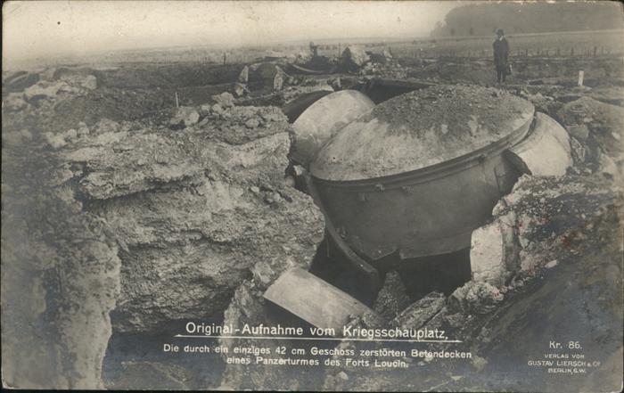 Loucin Kriegsschauplatz Fort Loucin