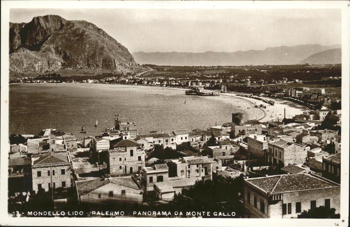Palermo Sicilia Mondello Lido Monte Gallo