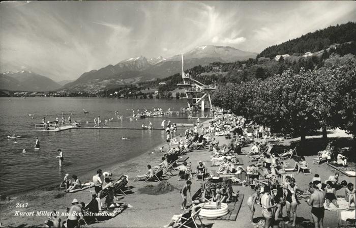 Millstatt Millstaettersee Kurort See, Strandbad