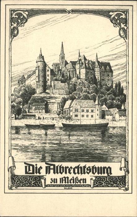 Meissen Elbe Sachsen Albrechtsburg Deutsche Burgen