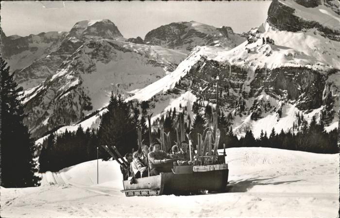 Braunwald GL Schlitten Winter Ski
