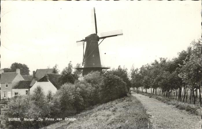 Molen Buren De Prins van Oranje Windmühle