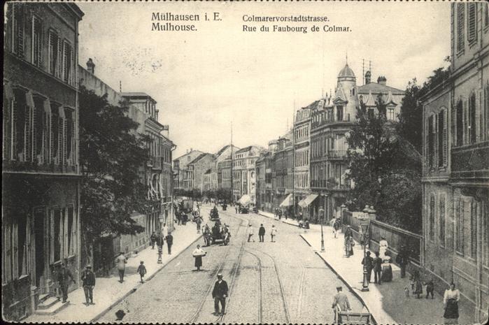 Muelhausen Elsass Colmarervorstadtstrasse