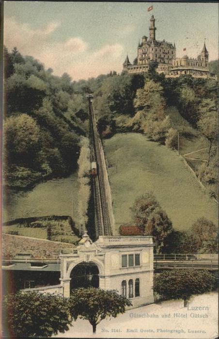 Luzern LU Guetschbahn Hotel Gatsch