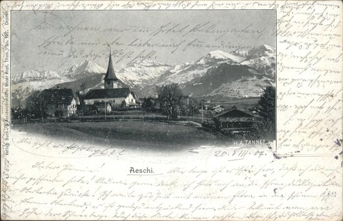Aeschi BE H. A. Tanner Kirche