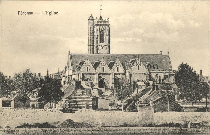 Peronne 80 Somme L&# Eglise