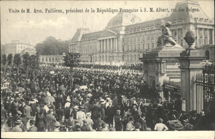 Bruessel Bruxelles Visite de M. Arrn