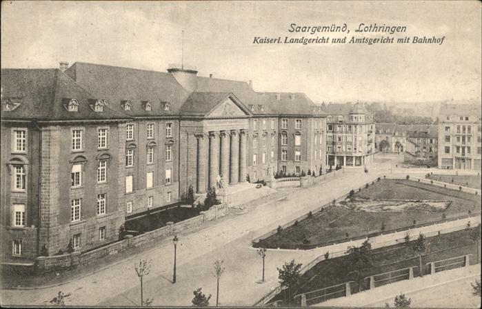 Saargemuend Feldpost Lothringen Kaiserl. Landgerich