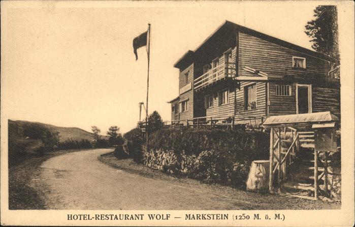 Markstein Le Hotel Restaurant Wolf 1250 M. ü. M.