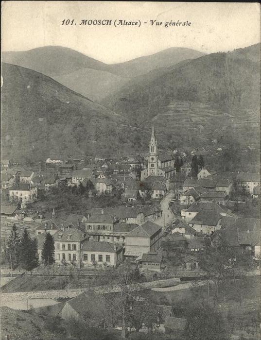Moosch Haut Rhin Alsace Vue generale
