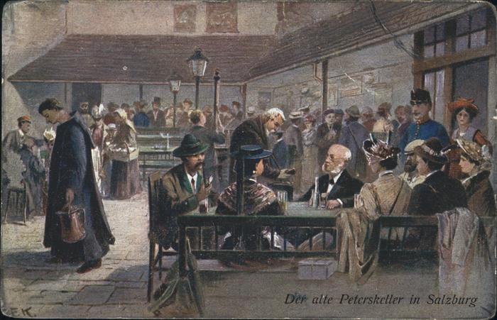 Salzburg Oesterreich Peterskeller