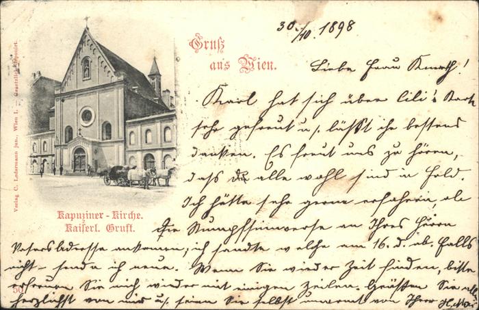 Wien Kapuziner Kirche Kutsche