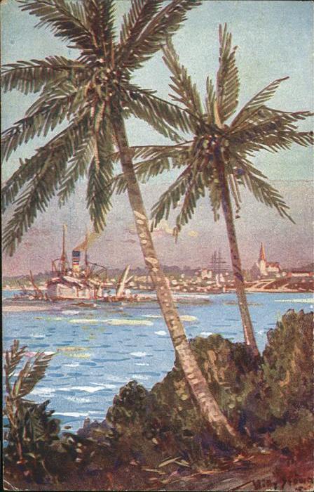 Daressalam Künstler Billy Stöwer Schiff