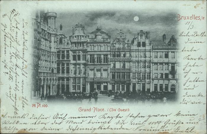 Bruxelles Bruessel Grand Place