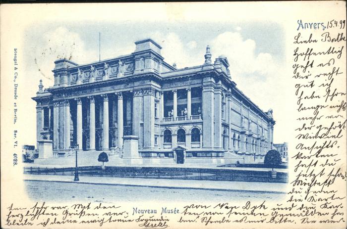 Anvers Antwerpen Nouveau Musee
