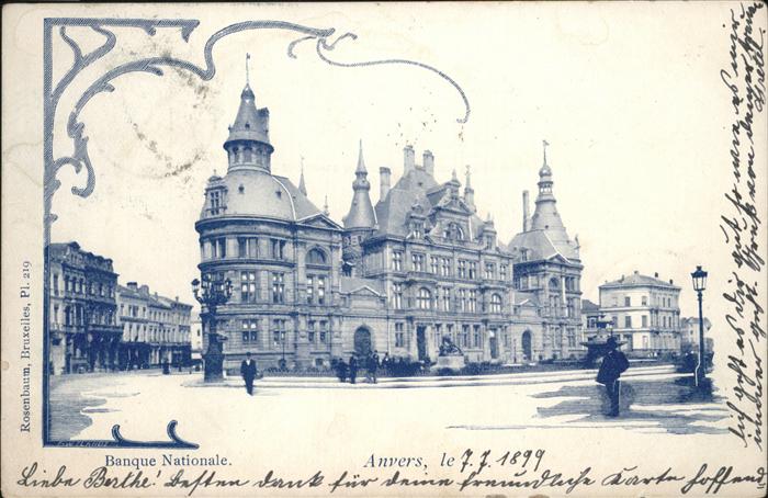 Anvers Antwerpen Banque Nationale