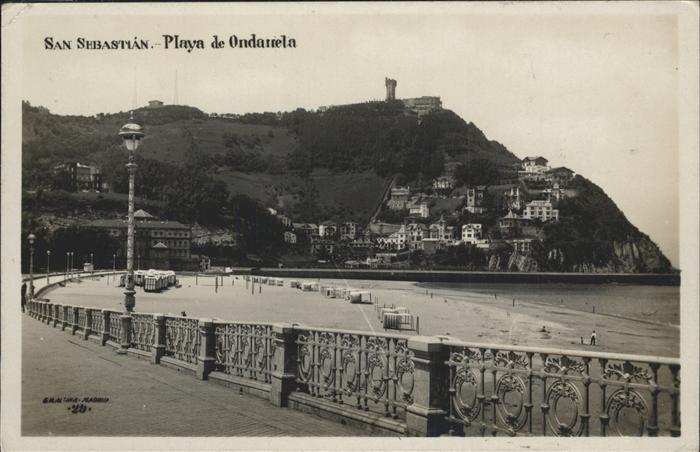 San Sebastian  Pais Vasco ES Playa Ondarreta