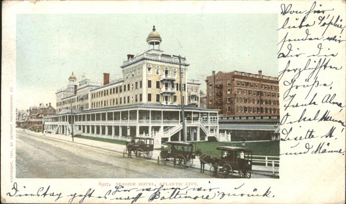 Atlantic City New Jersey Seaside Hotel Kutsche