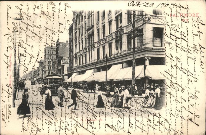 Baltimore Maryland Strassenbahn