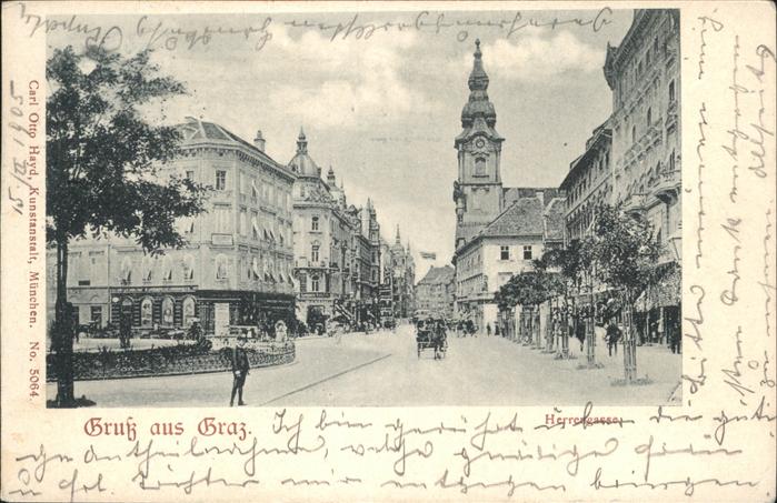 Graz Steiermark Herrengasse Kutsche
