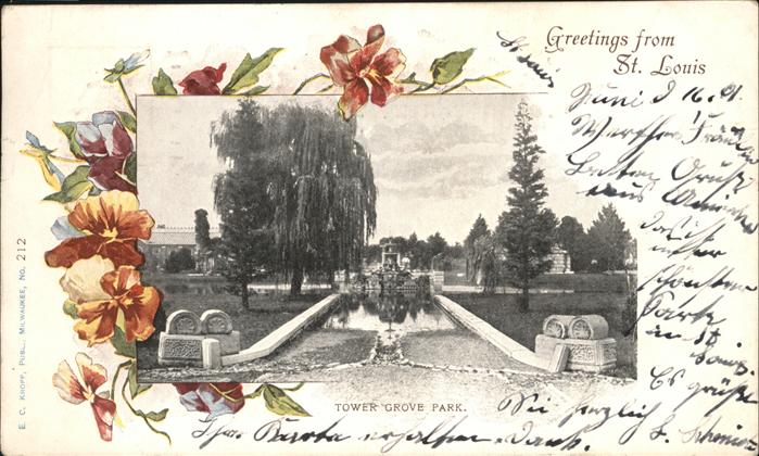 Saint Louis New York Tower Grove Park