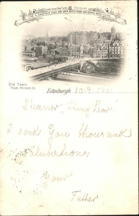 Edinburgh Scotland Old Town Bruecke