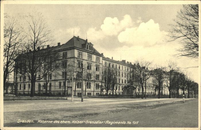 DRESDEN Elbe Kaserne Reg No 101 NZ4