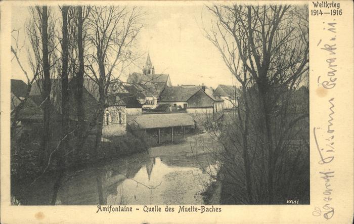 Amifontaine Quelle Muette Baches