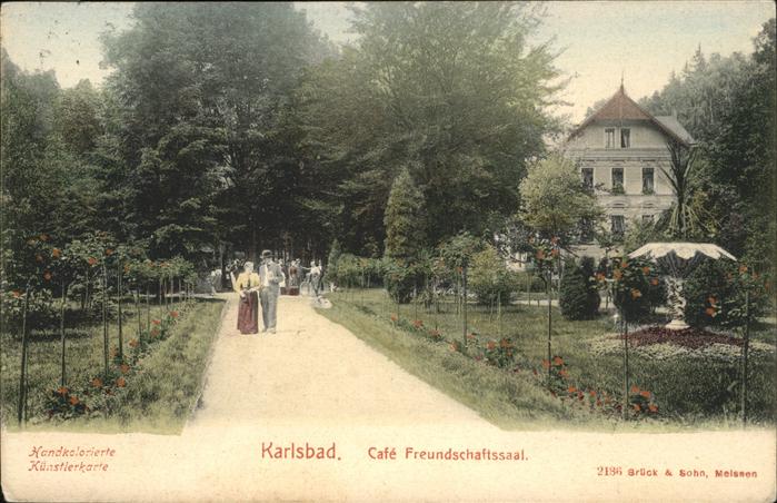 Karlsbad Eger Cafe Freundschaftssaal