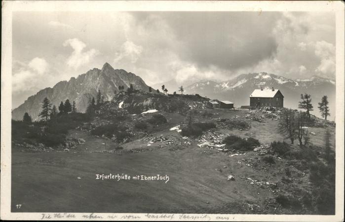 Erfurterhuette Ebnerjoch
