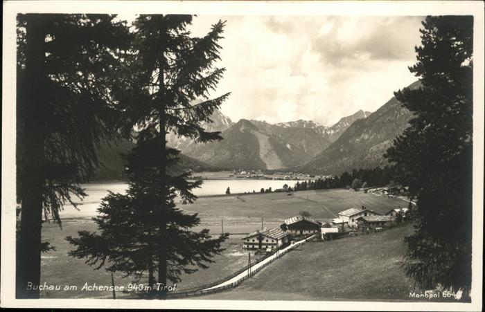 Buchau Achensee Panorama